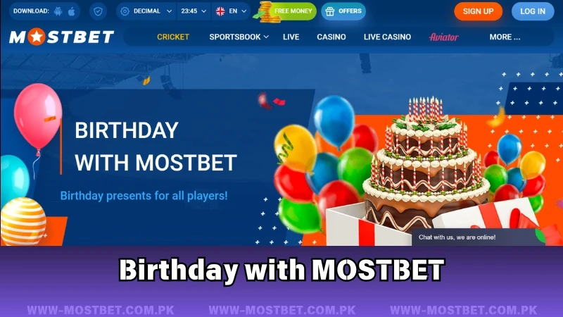 Birthday with MOSTBET