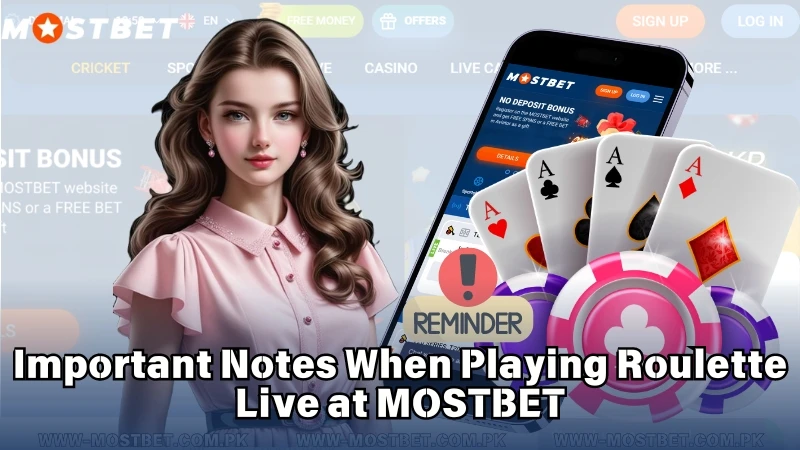 Important Notes When Playing Roulette Live at MOSTBET